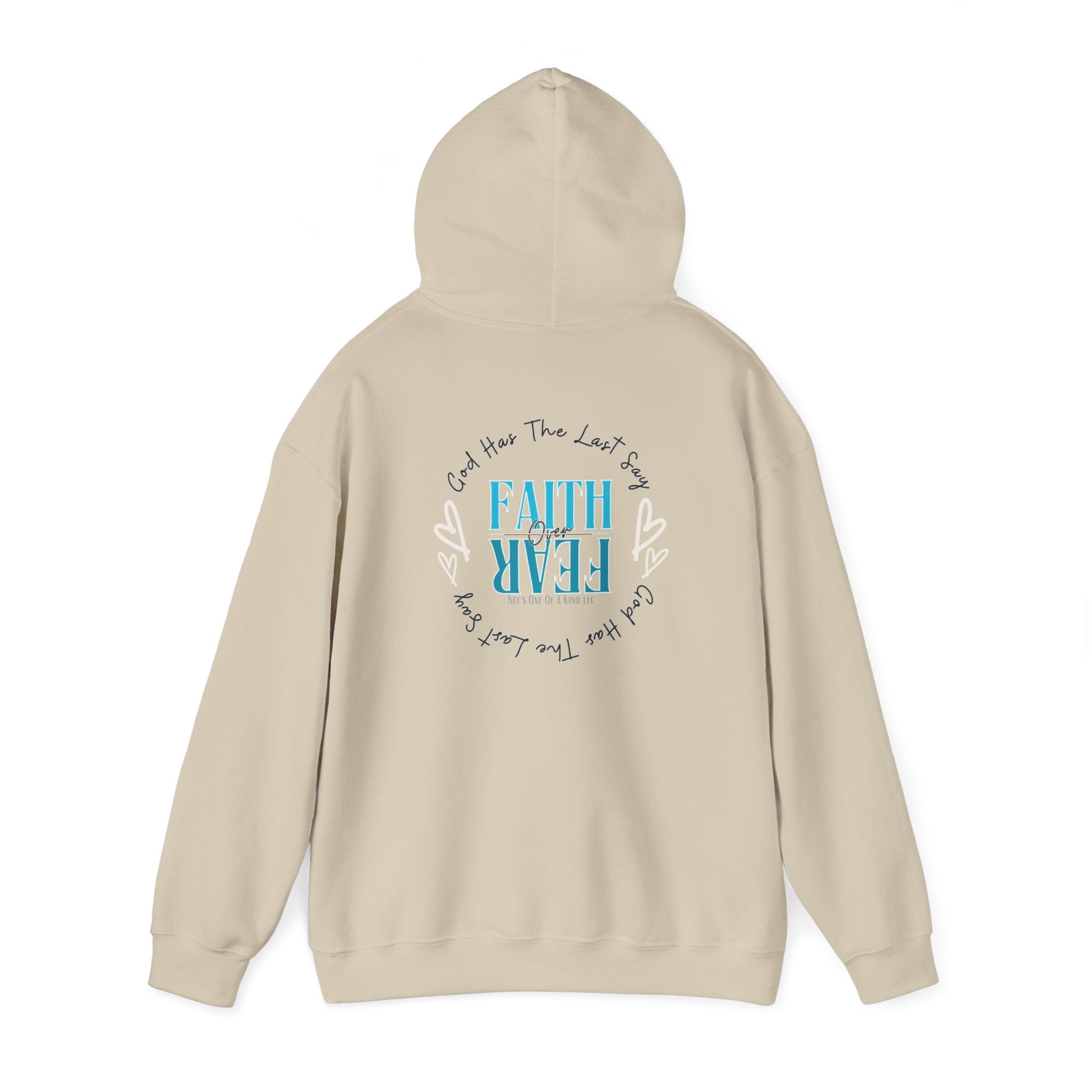 Faith over Fear Unisex Heavy Hoodie